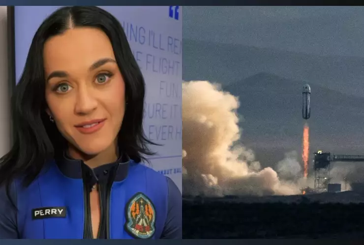 Katy Perry viaja al espacio con Blue Origin