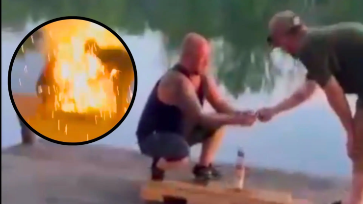 Hombre pierde dedos por pirotecnia Florida video