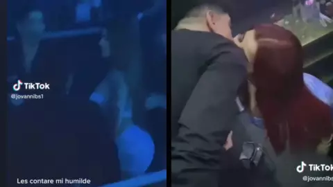 Fan besa a Karely Ruiz en antro de Cancún y se viraliza