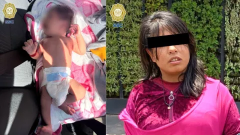 Policías rescatan a recién nacido tras ataque de su madre intoxicada en Álvaro Obregón