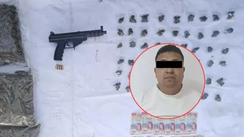 Cae “El Kalusha” de La Unión Tepito; tenía una ametralladora en la Miguel Hidalgo