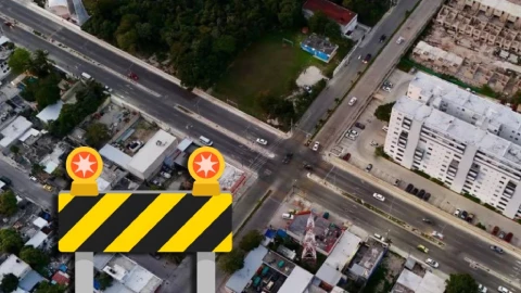 5 Cierres viales para HOY miércoles 21 de mayo en Cancún que dejarán TRÁFICO lento