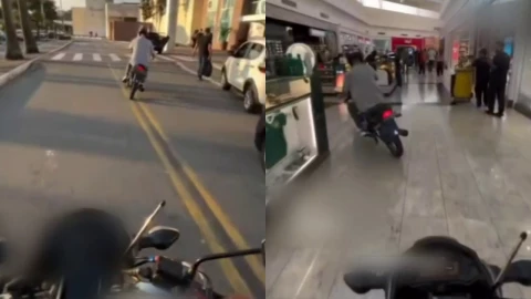 Los motociclistas quedaron detenidos en Brasil.