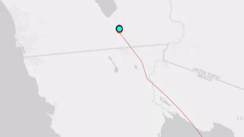 Sismos cerca de Mexicali