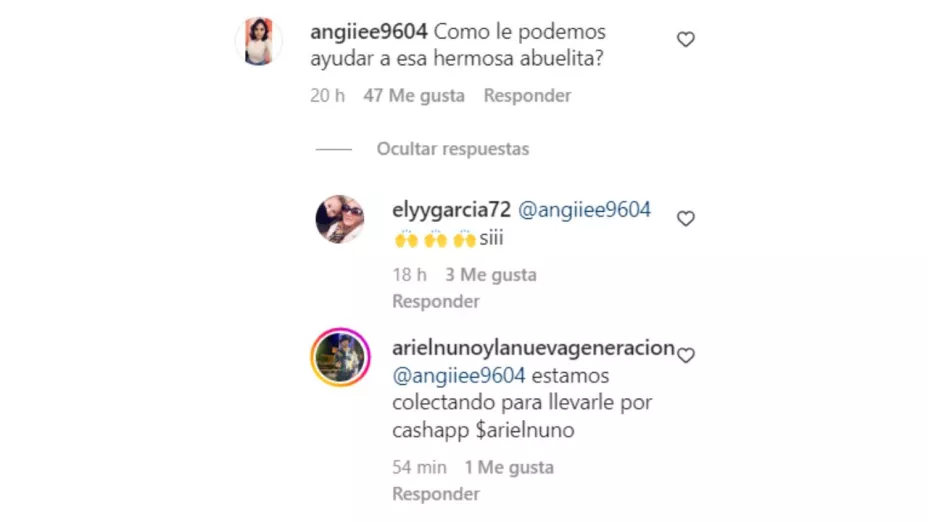 Piden ayuda para abuelita