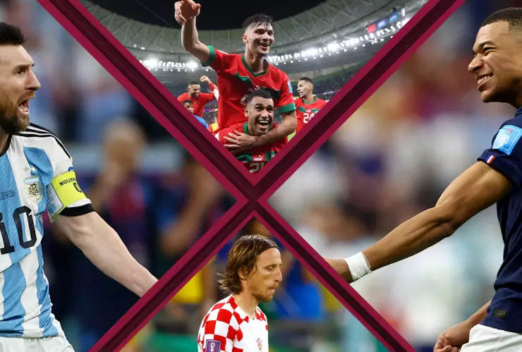 Argentina, Croacia, Francia y Marreucos; cualquier podría ser campeón