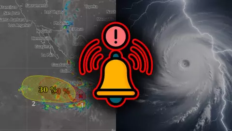 ¡Atención! Ciclón ‘Gil’ aumenta a 90% su probabilidad de desarrollo en los próximos 7 días en el Pacífico