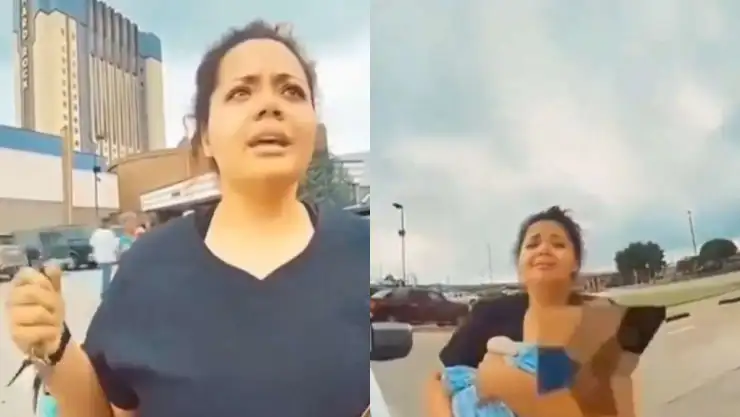 madre abandona a su bebe por ir al casino.