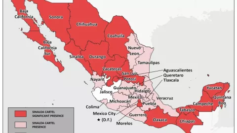 El mapa del Cártel de Sinaloa: los estados donde mantiene su dominio en México