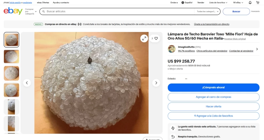 lámparas de colección