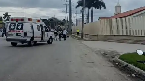 Se registra fuerte accidente en avenida López Portillo pipa arrolla a persona en Cancún