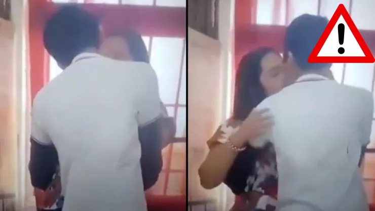  VIDEO SENSIBLE: Así fue como una presunta maestra fue captada manteniendo conductas inapropiadas con un alumno en Tabasco