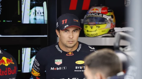 Checo P&eacute;rez en el Gran Premio de Jap&oacute;n