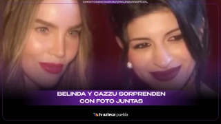 ¡La Reina y la Jefa! Belinda y Cazzu posan juntas en evento y las redes explotan