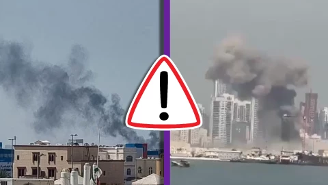 Conflicto en Medio Oriente_ EU e Israel bombardean Teherán; Irán responde atacando bases militares.webp