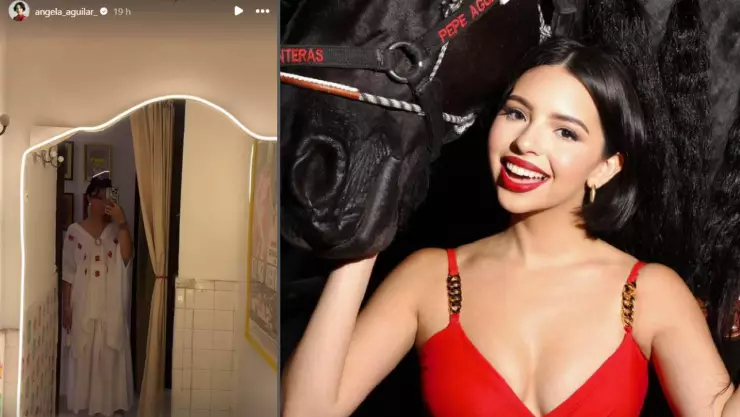 El embarazo de Ángela Aguilar quedaría CONFIRMADO con un video; así cambió su cuerpo