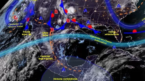 Frente frío 53 trae rachas de vientos en Baja California