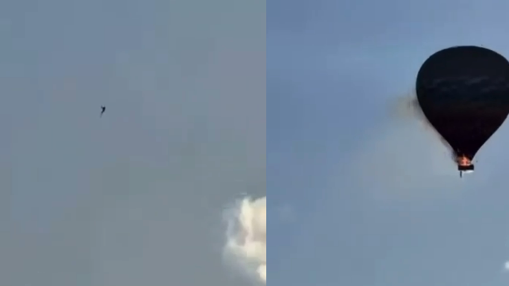 globo aerostático incendió