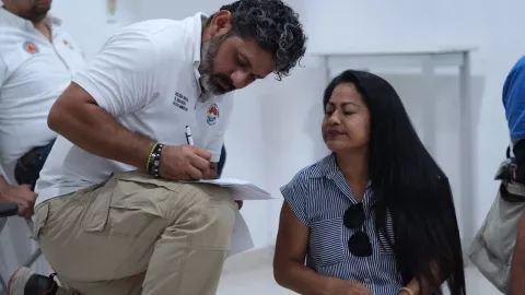 Comités vecinales y Aguakan en Benito Juárez se reunen.