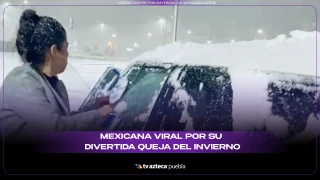 Mexicana en Montreal se vuelve viral al mostrar con humor lo difícil del invierno canadiense
