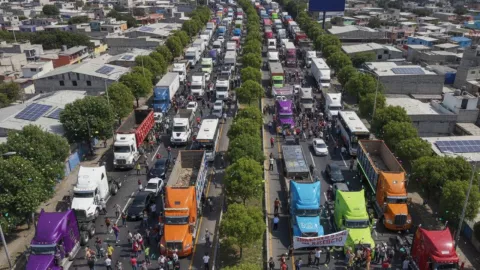 bloqueos transporte