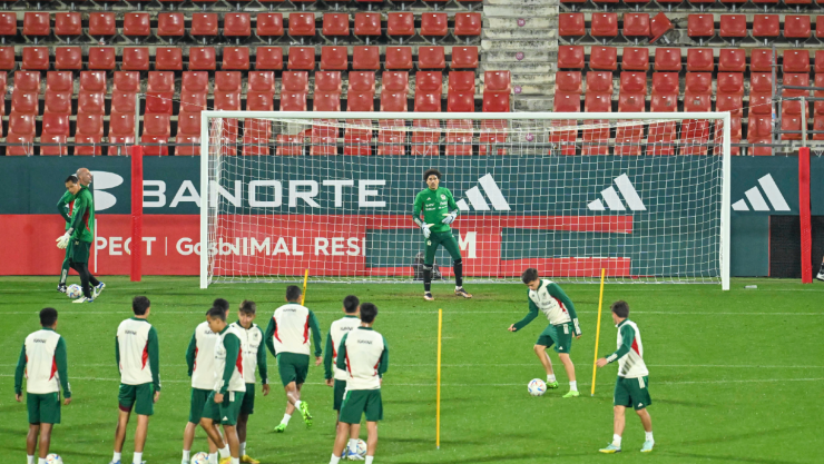 Entrenamiento de la Selección Mexicana