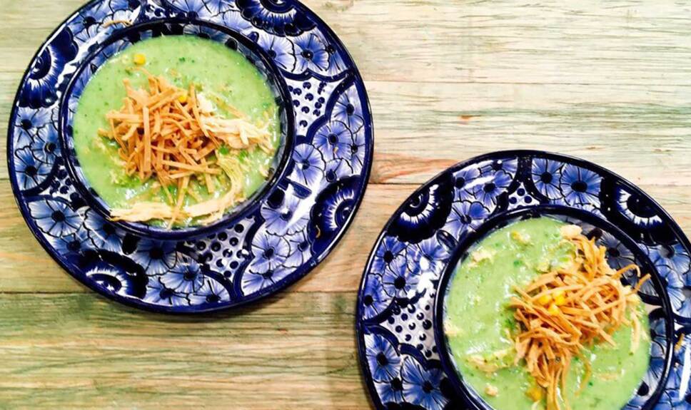 Receta Arroz verde Cocineros Mexicanos