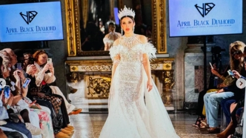 Emma Coronel, esposa de “El Chapo” Guzmán, publicó fotos de la pasarela en su cuenta de Instagram.