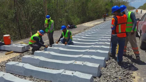 Dan a conocer el diseño de los vagones del Tren Maya, que tendrá forma de jaguar