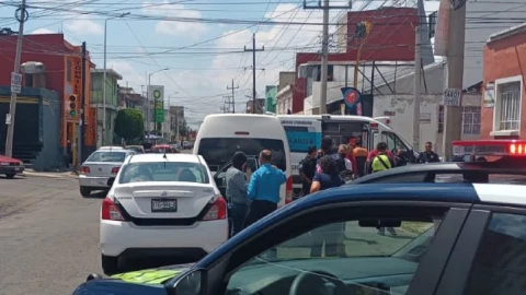 choque ruta en puebla capital