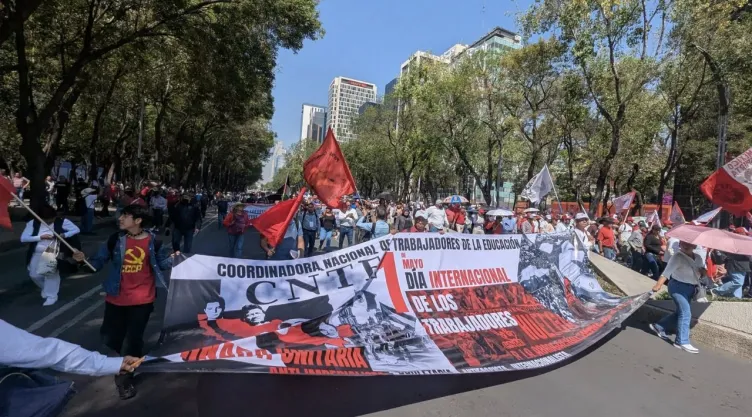 ¿A qué hora inicia la ‘mega marcha’ de la CNTE en CDMX? Calles afectadas y rutas alternas este 15 de mayo 2026