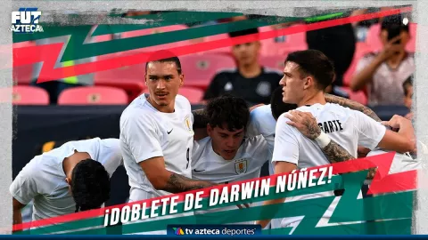 Doblete Darwin Nuñez México 0-3 Uruguay Partido Amistoso