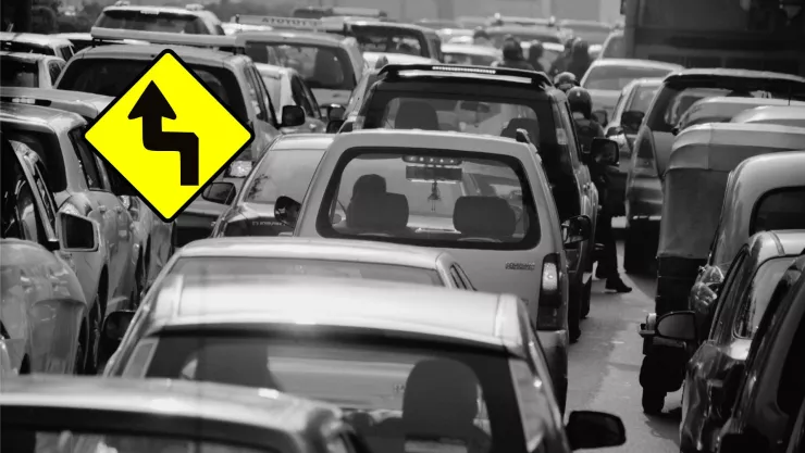 ¿Por qué hay tanto tráfico en la Carretera 45 Sur hoy 30 de abril en Aguascalientes?