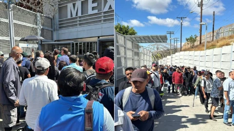 Filas garita de san ysidro