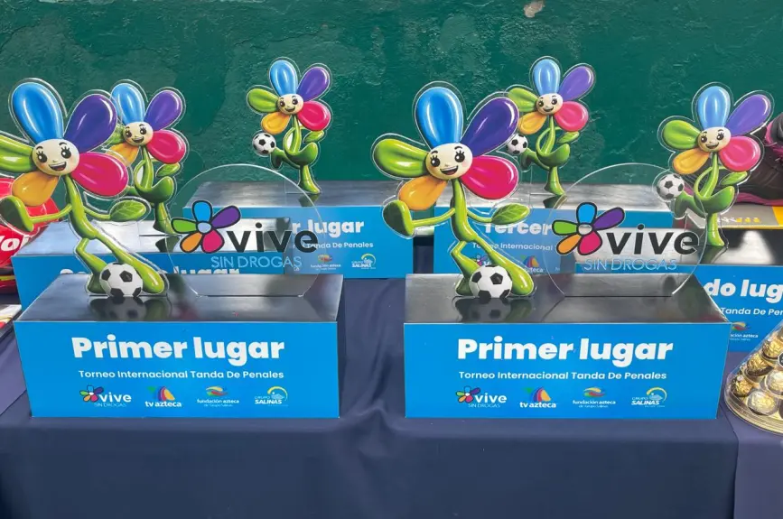 Tanda de penales con la Gira Vive sin Drogas.