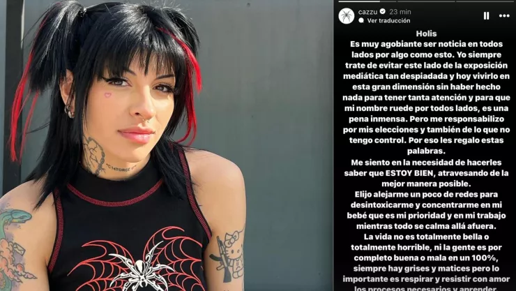 Cazzu rompe el silencio y da su postura sobre el caso Christian Nodal y Ángela Aguilar