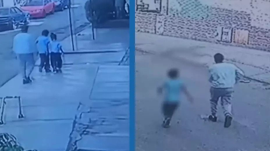 VIDEO_ Asaltan a dos niños en plena luz del día en Perú y uno de ellos enfrenta al ladrón.