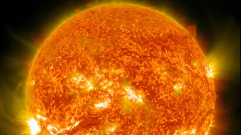 Sol foto de la NASA
