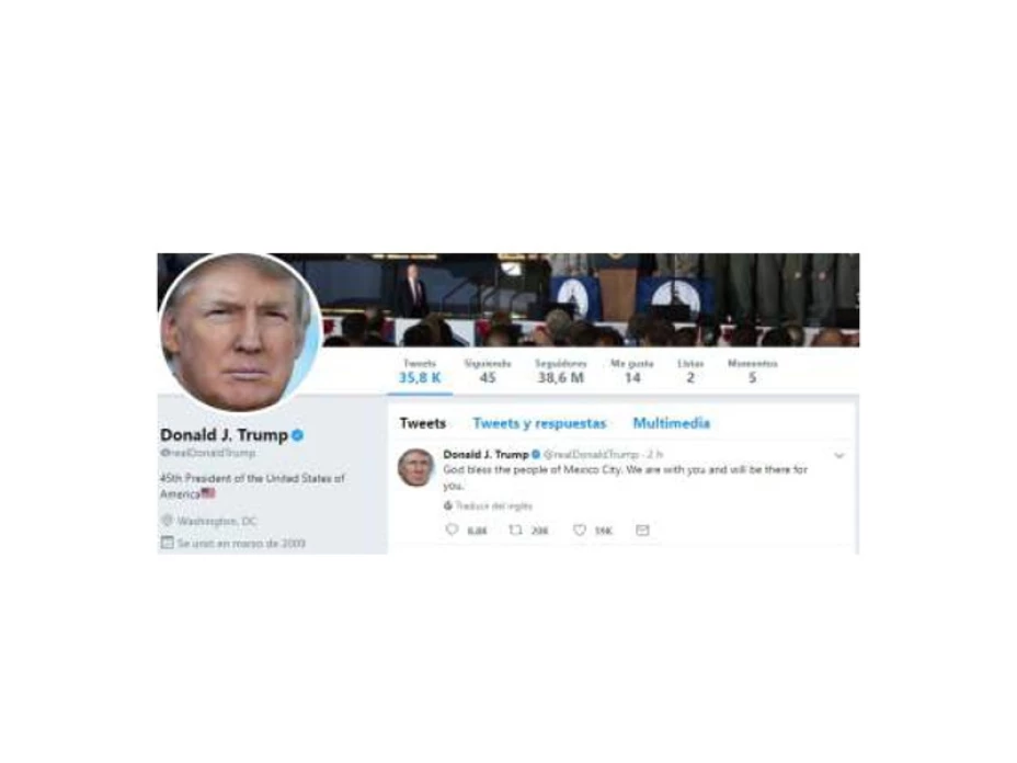 Donald Trump-solidaridad por sismo