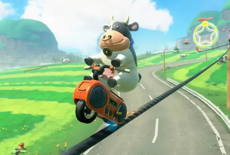 Vaca Mario Kart World