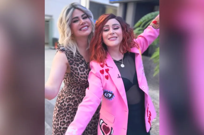 Luz Elena y Viviann aprovecharon las pelucas para crear un divertido video y compartirlo en redes sociales. | Fotos: INSTAGRAM / @vengalaalegria