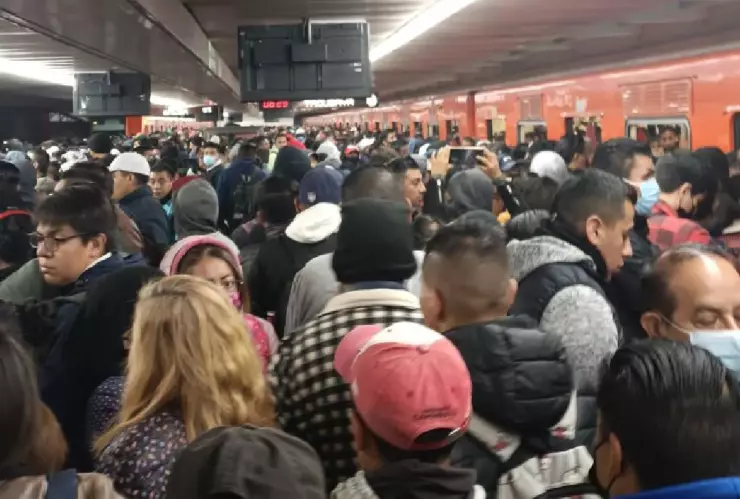 El Metro CDMX notificó sobre alta afluencia en la Línea 3, que va de Indios Verdes a Universidad, este 1 de febrero.