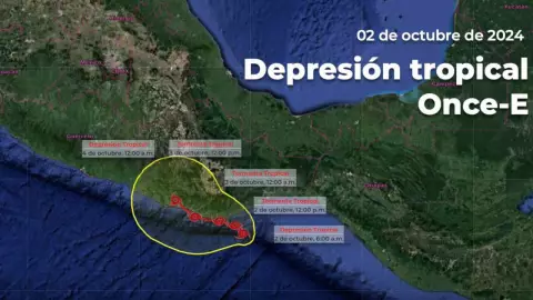 depresion tropical