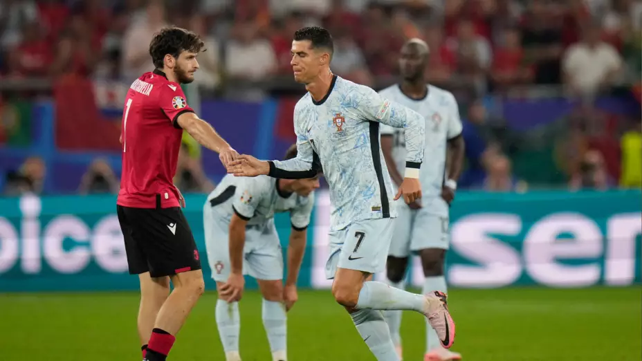 Euro 2024 Khvicha Kvaratskhelia Cristiano Ronaldo Georgia Portugal