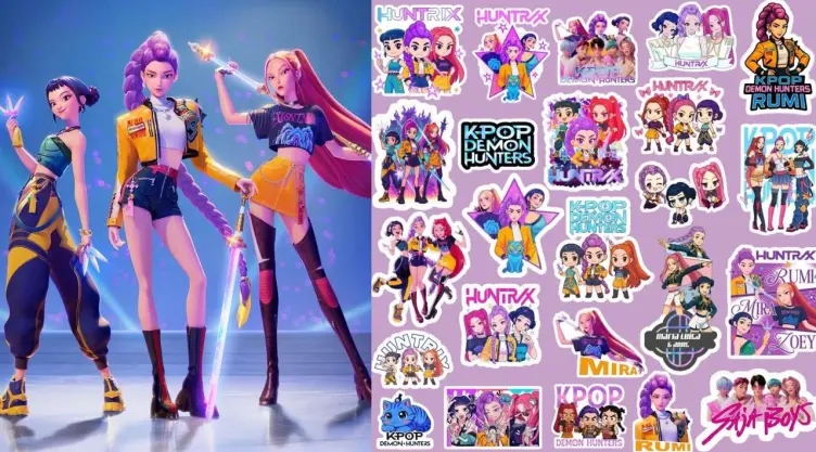 Kpop Demon Hunters stickers para personalizar tu celular.jpeg