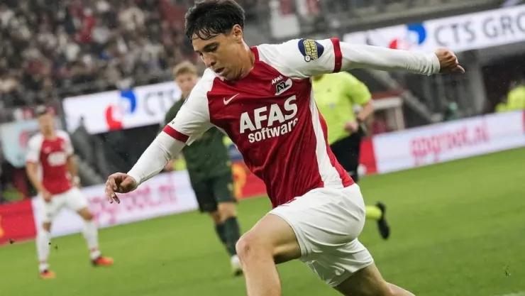 Mateo Chávez con el AZ Alkmaar