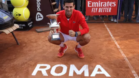 Internazionali BNL D’Italia 2022 - Day Eight Novak Djokovic