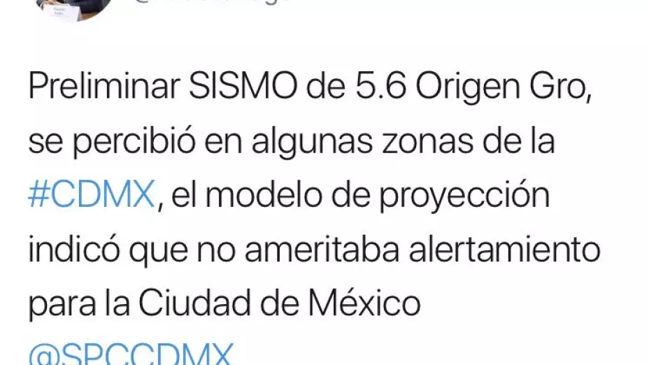 Tuit de Fausto Lugo