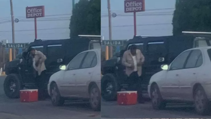 ¡Pequeños lujitos! Captan a viene viene en camioneta de lujo