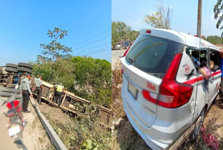 ¡Martes complicado! Se registran múltiples accidentes en las inmediaciones de Juan Sarabia en Quintana Roo